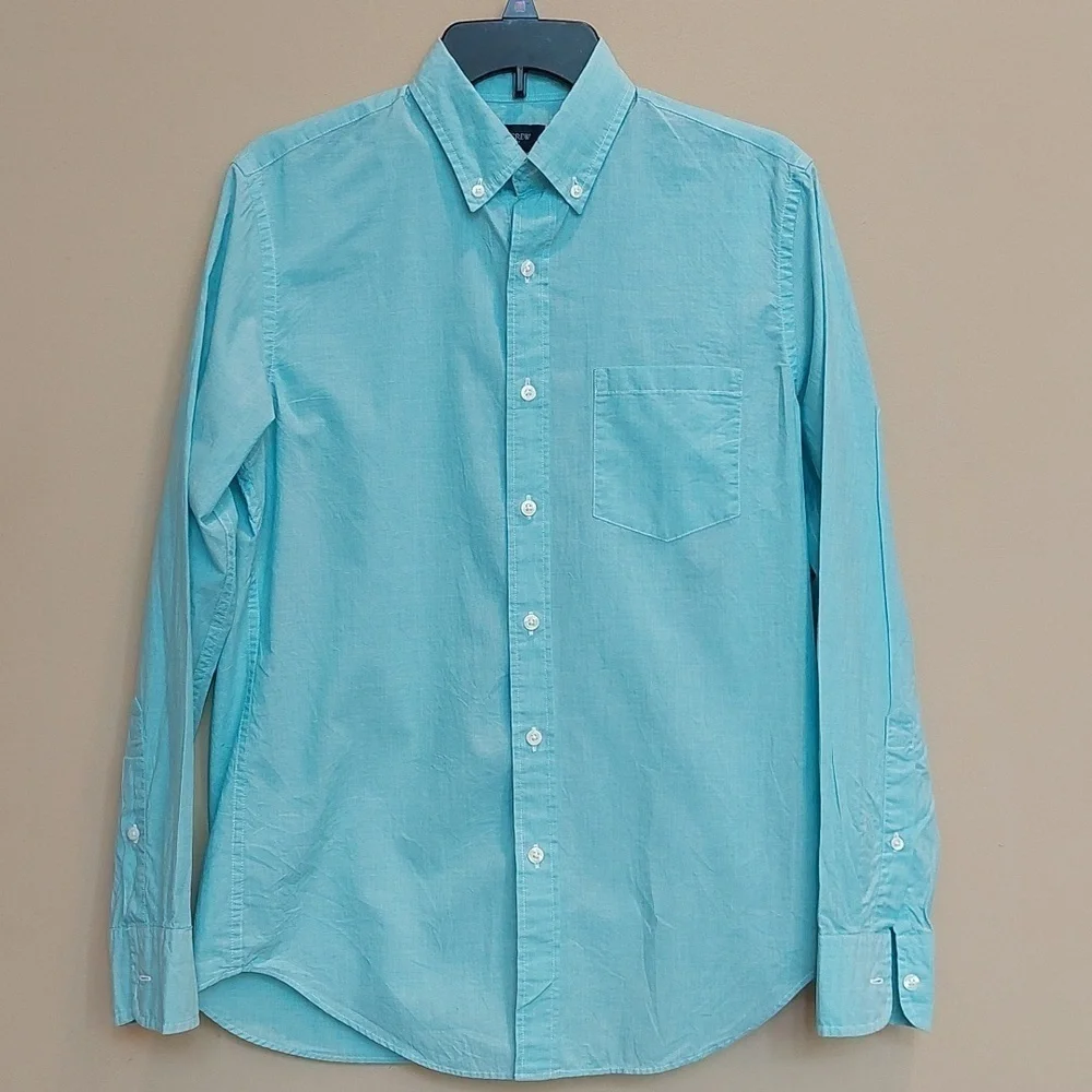 J. CREW Light Blue Button Down Shirt - Picture 1 of 5